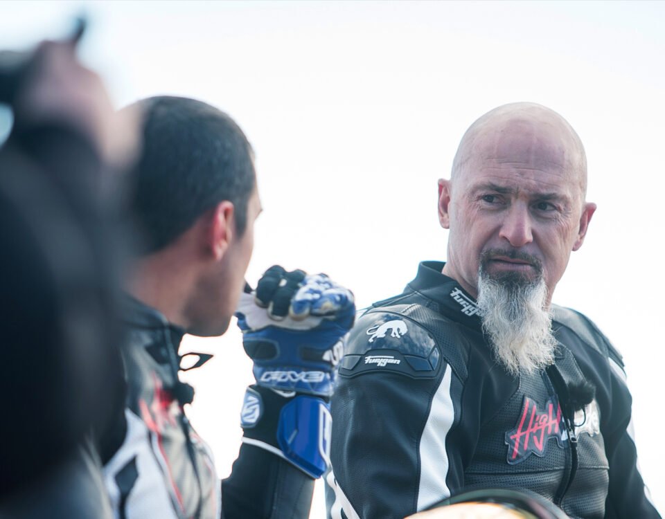 vincent lagaf' débuts à moto