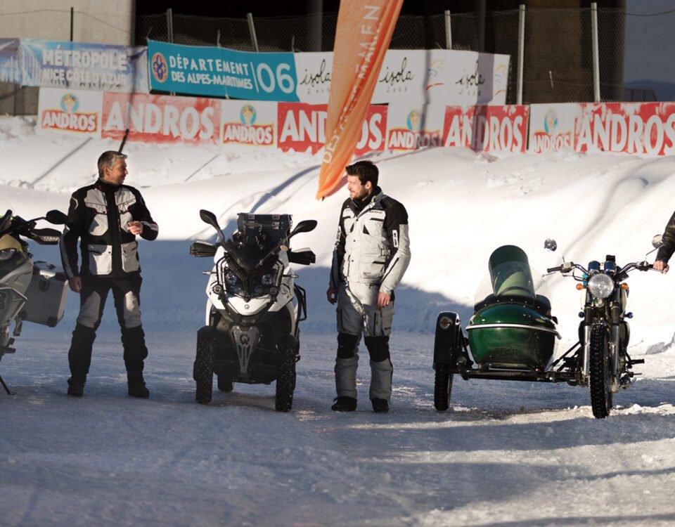 rouler sur la glace quadro